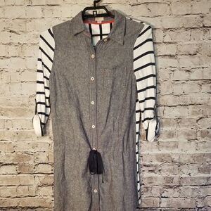 Anthropologie Postmark Women's Dress Small Linen